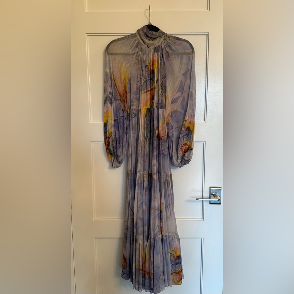 ZIMMERMAN Elegant Multicolor Chiffon Dress